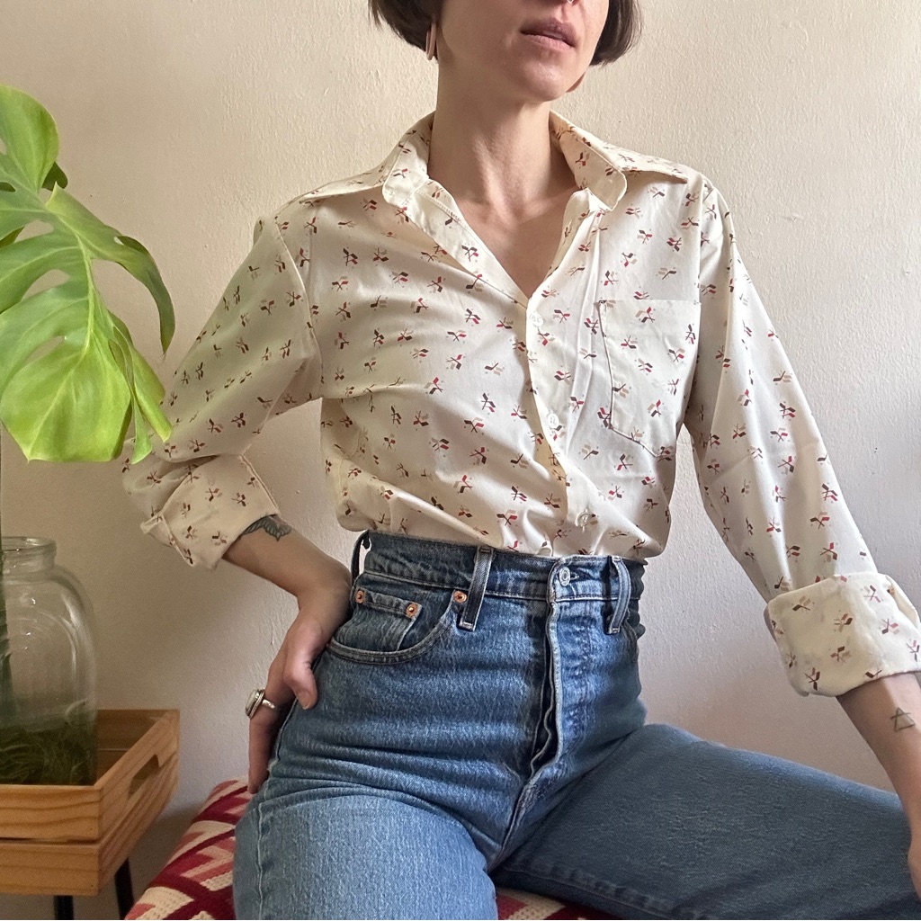 70’s Button Down